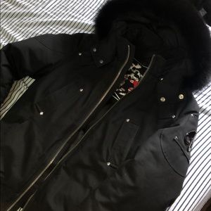 Moose Knuckle Fur Trim Coat